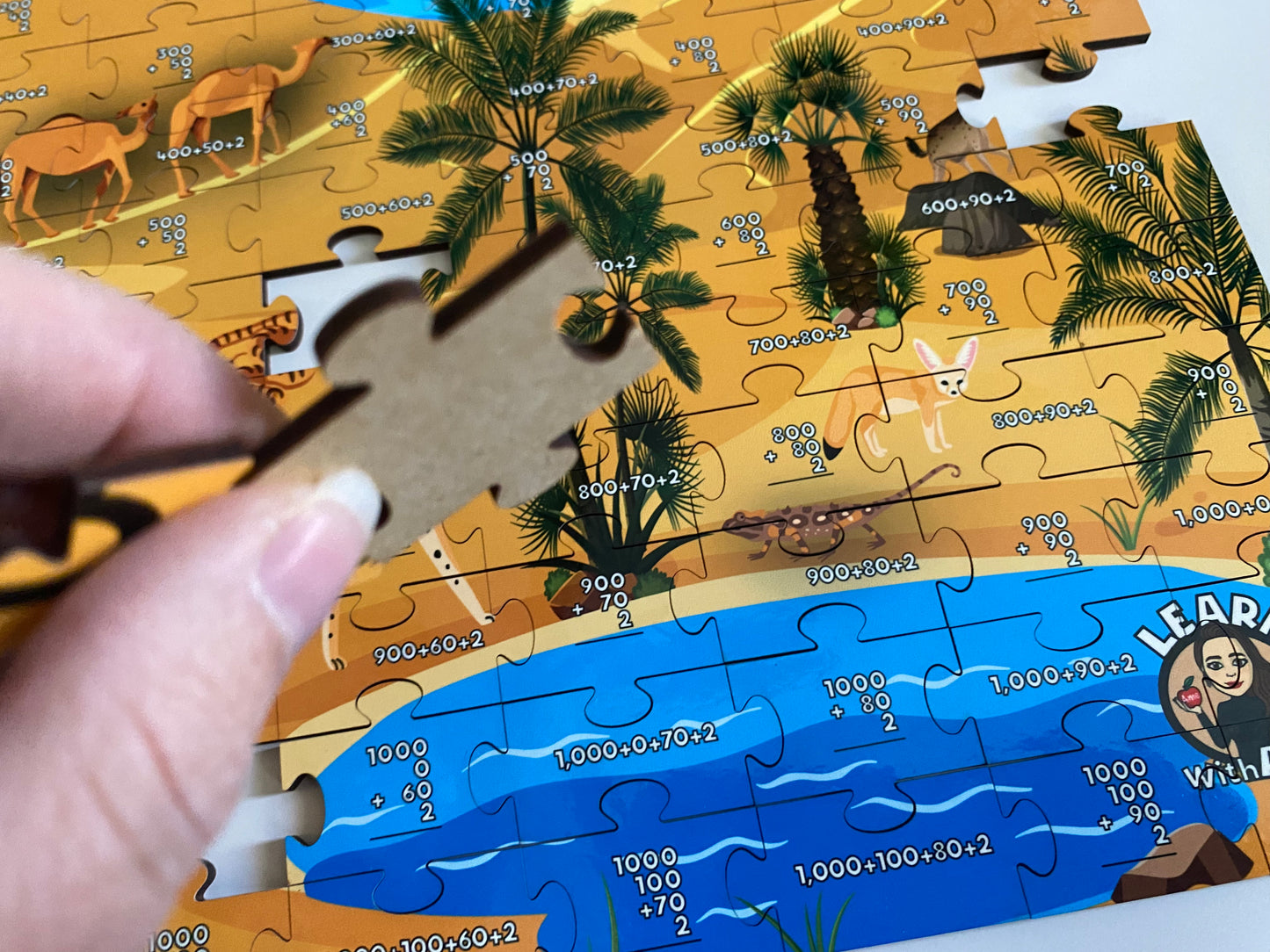 5 🐪 Sahara Desert - 1,200 chart in Expanded form 🧩