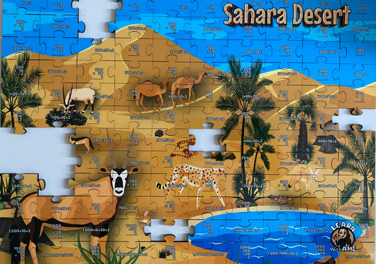 5 🐪 Sahara Desert - 1,200 chart in Expanded form 🧩